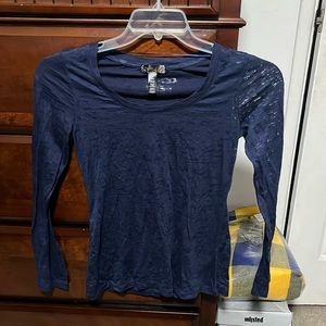 Mandee see through long sleeve shirt